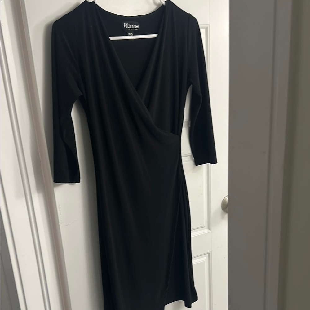 Black Wrap Dress